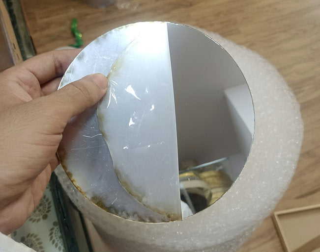 Mirror Acrylic round MDF based