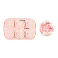 6 Cavity Rose Shape Baking MOULD