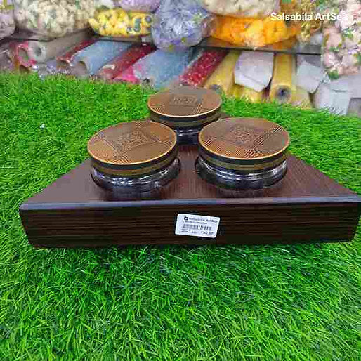 Triangle  3 jar box