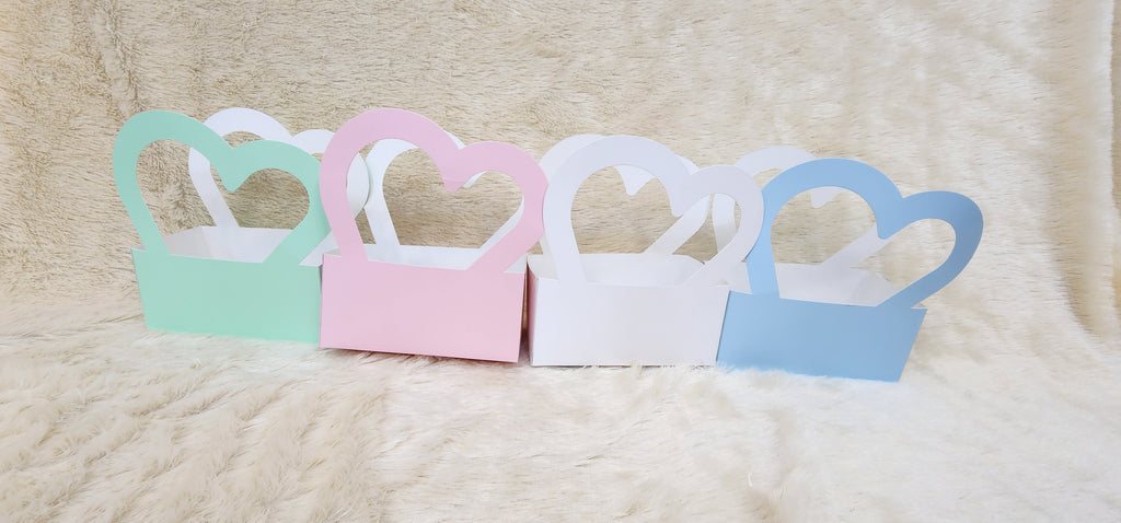 Heart handle paper bag