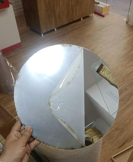 Mirror Acrylic round MDF based