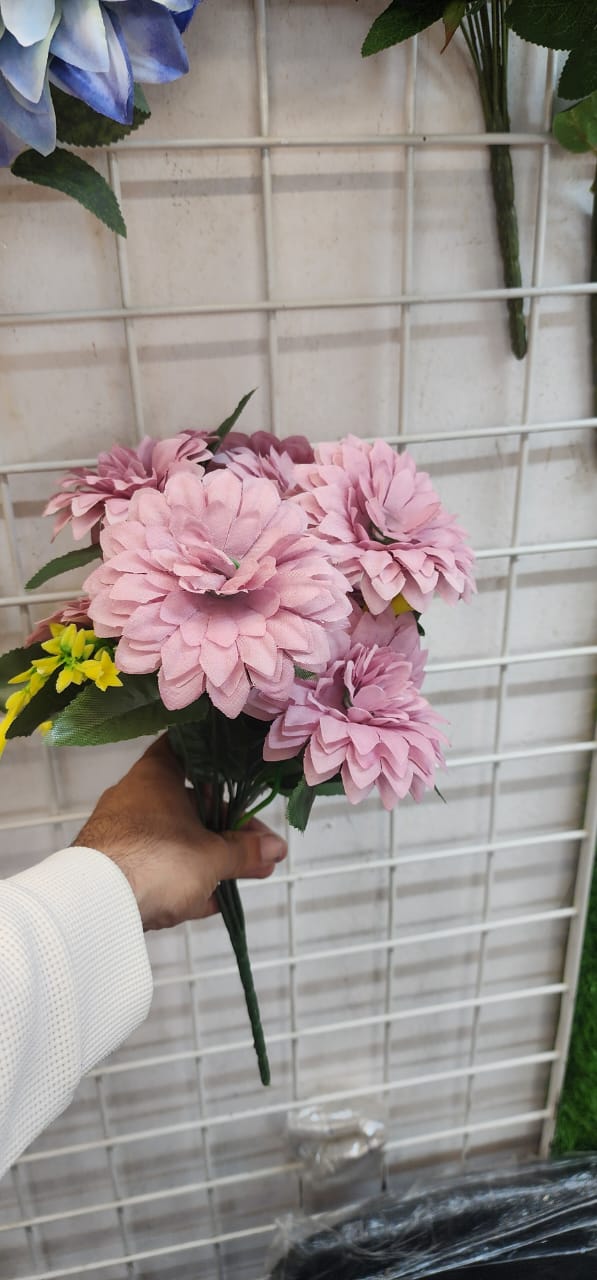 Dahlia Artificial Flower Bunch