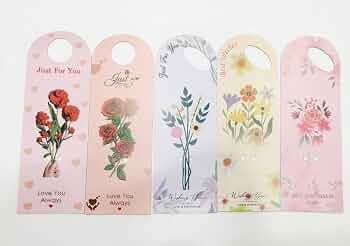 Floral bouquet holder card