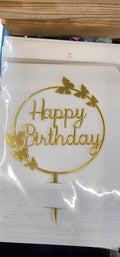 Happy birthday topper