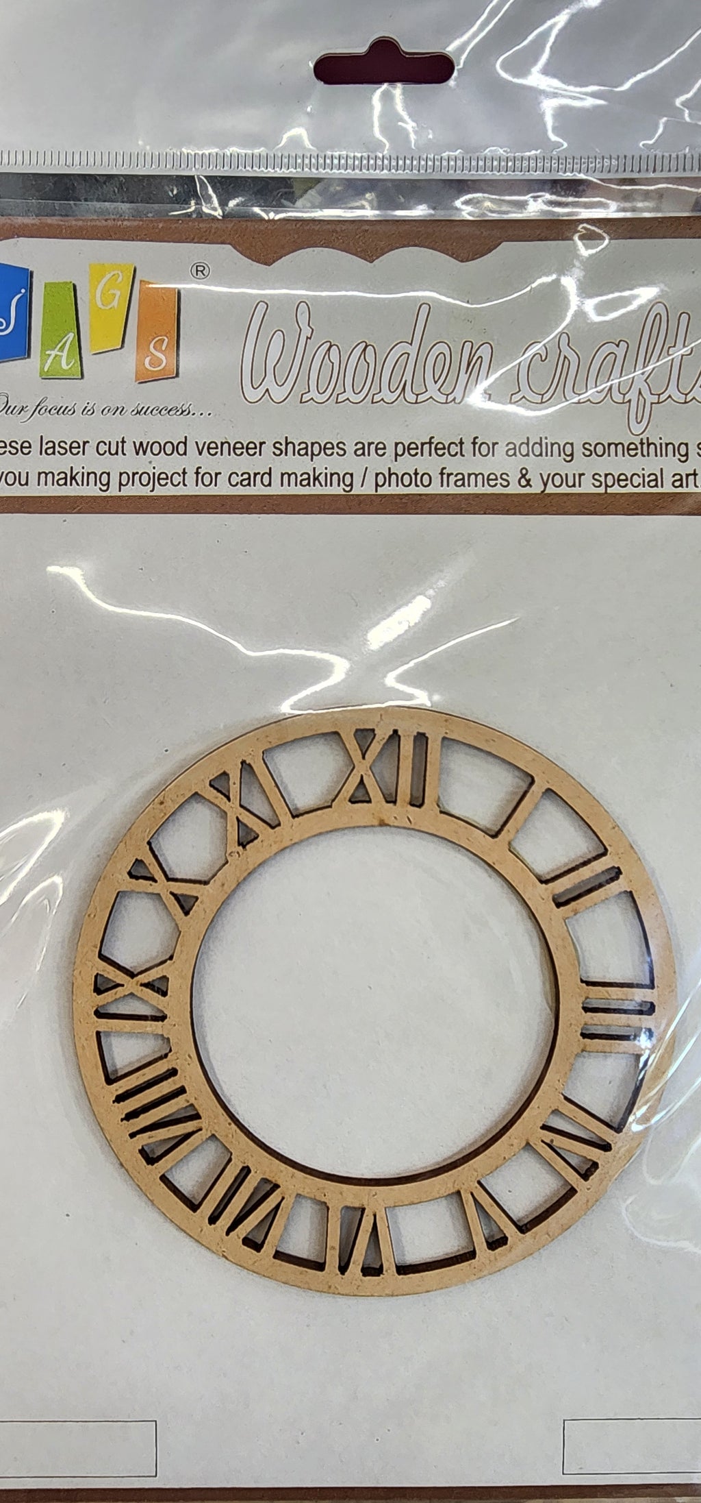 Mdf clock roman 4inch