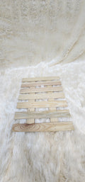 Square wooden tray