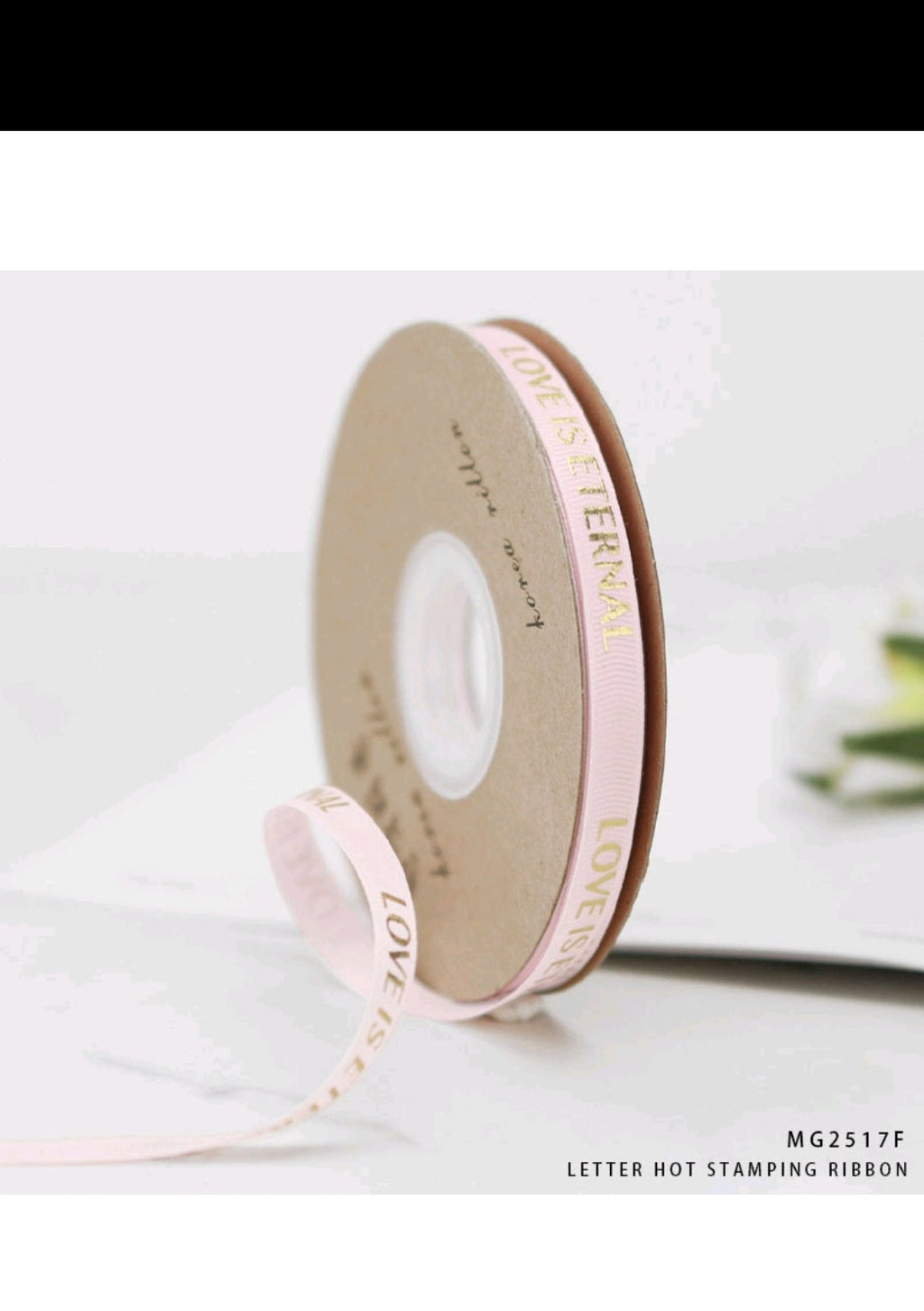 Korea ribbon love is eternal 1cmx30mtr