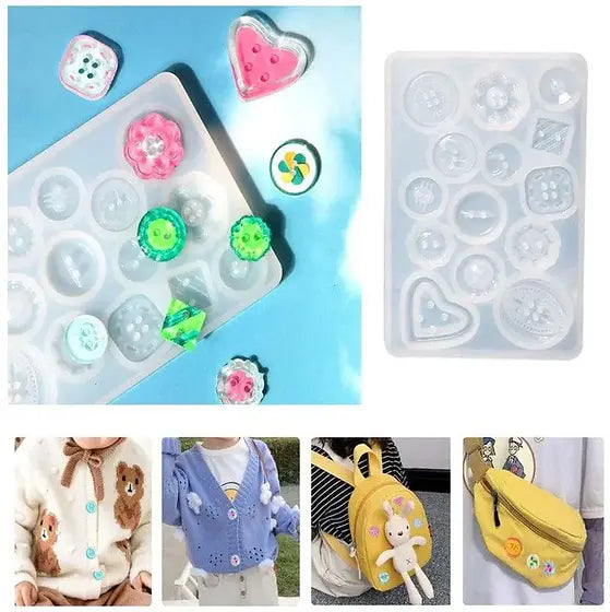 14 cavity button Mould