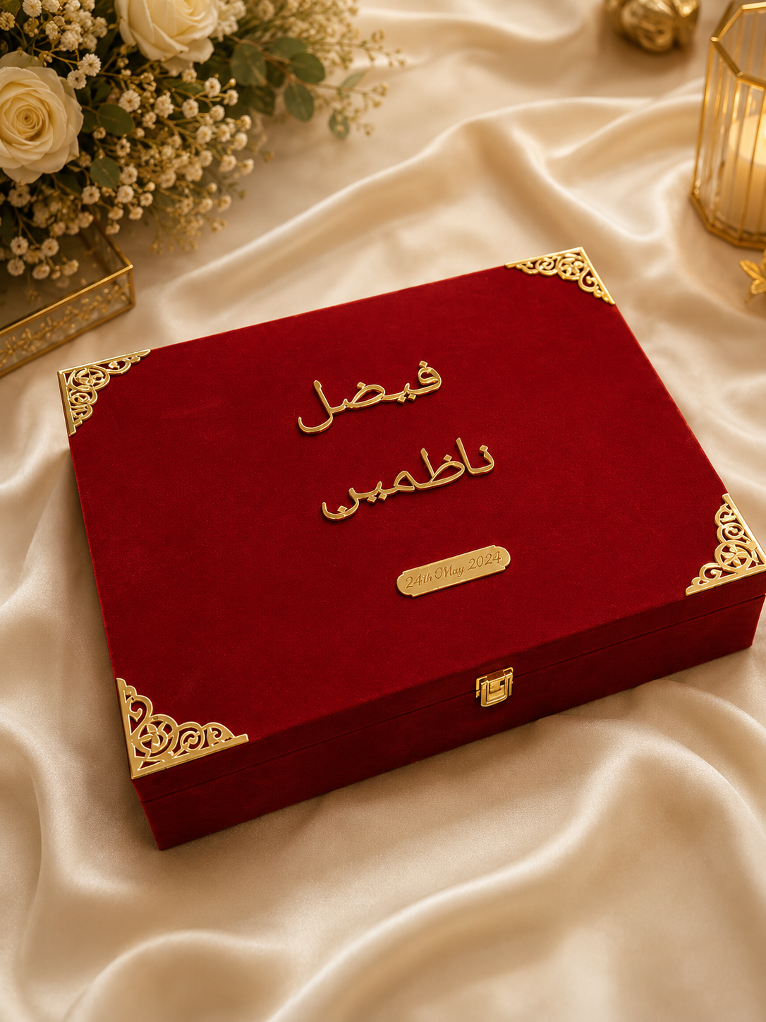 Customized Nikah file box  |