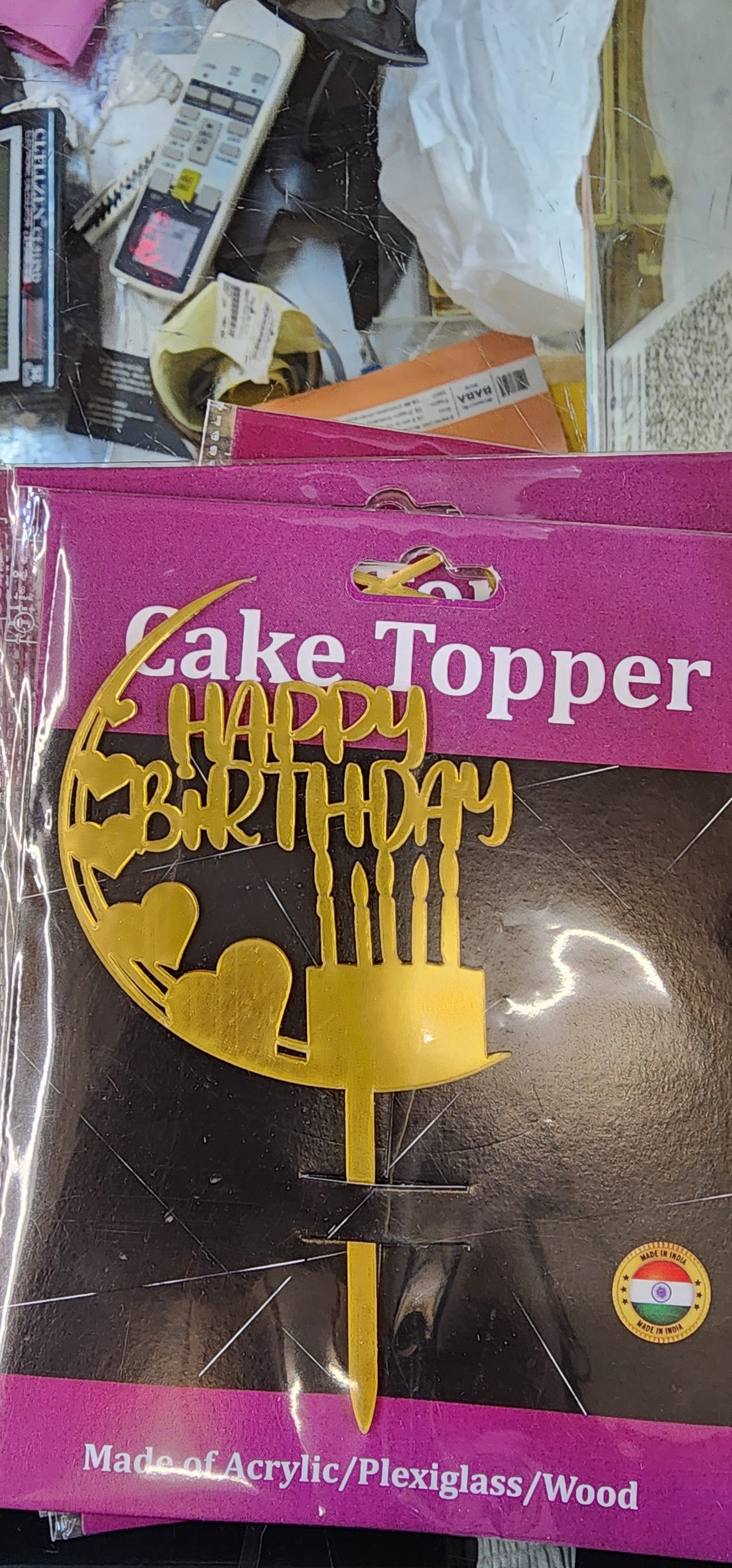 Happy birthday topper