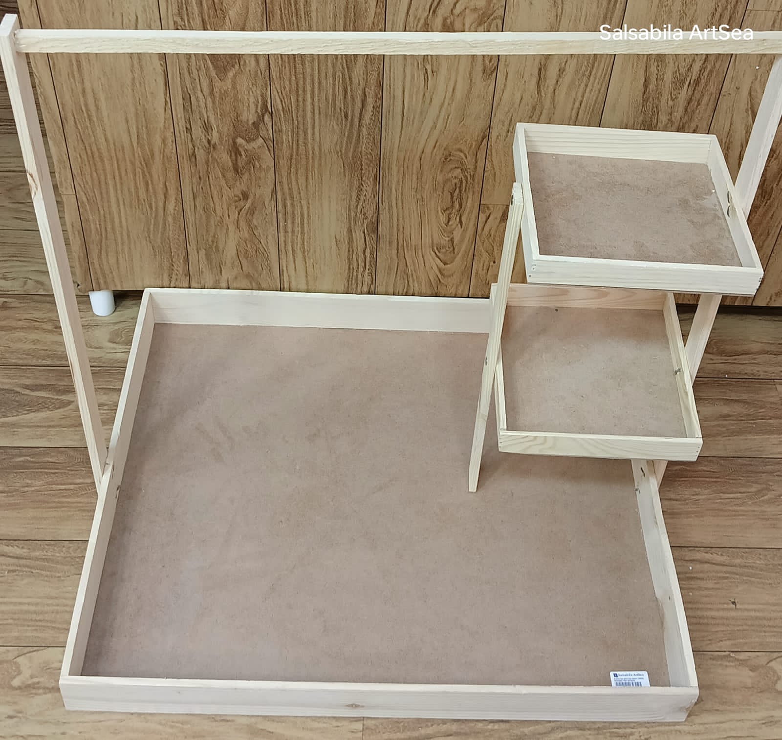 Wooden heavy dress tray