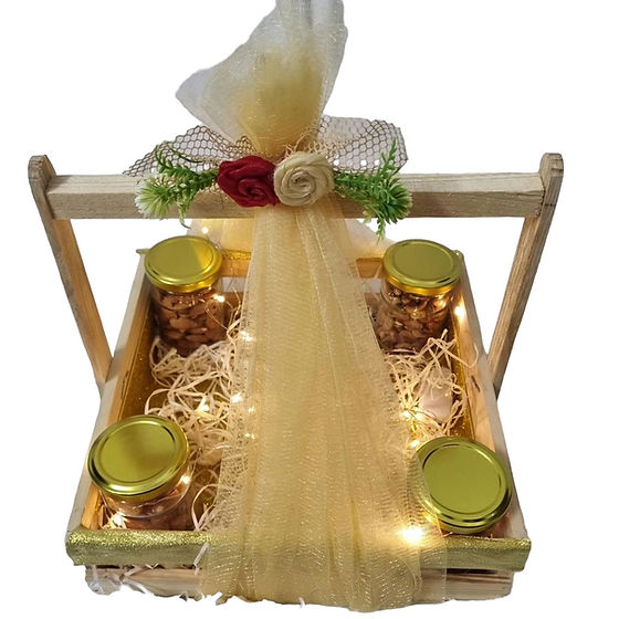 Dry Fruit Jar Basket Tray