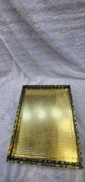 Floral Green & Gold Gift Trays Set of 6