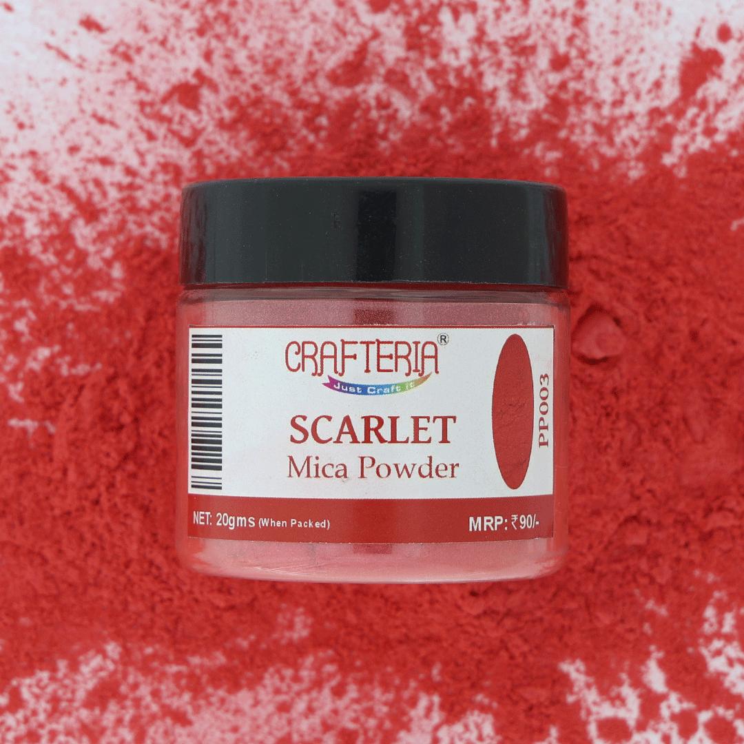 PP003 Scarlet Pearl Mica Powder 20 Gram