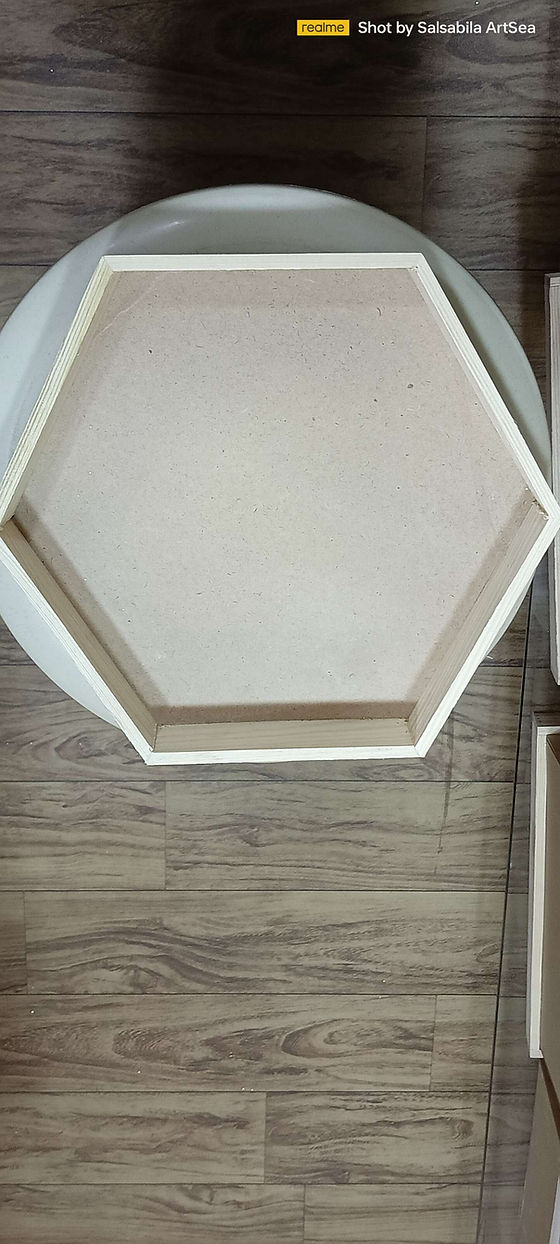 Hexagon tray MDF