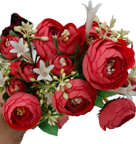Single Shade Small Size Peonies Bunch