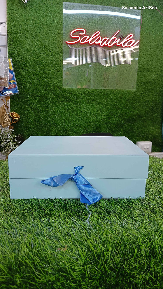 Plain ribbon trunk collapsing hamper box