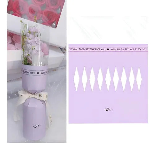 Premium Transparent Flower Tube Box
