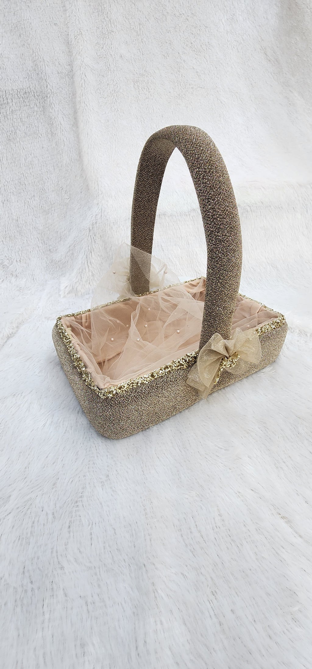 Designer Rose Gold Basket