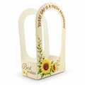 Every Day Is a Fresh Beginning” Sunflower Floral Gift Box with Window – Premium Gift Packaging Box