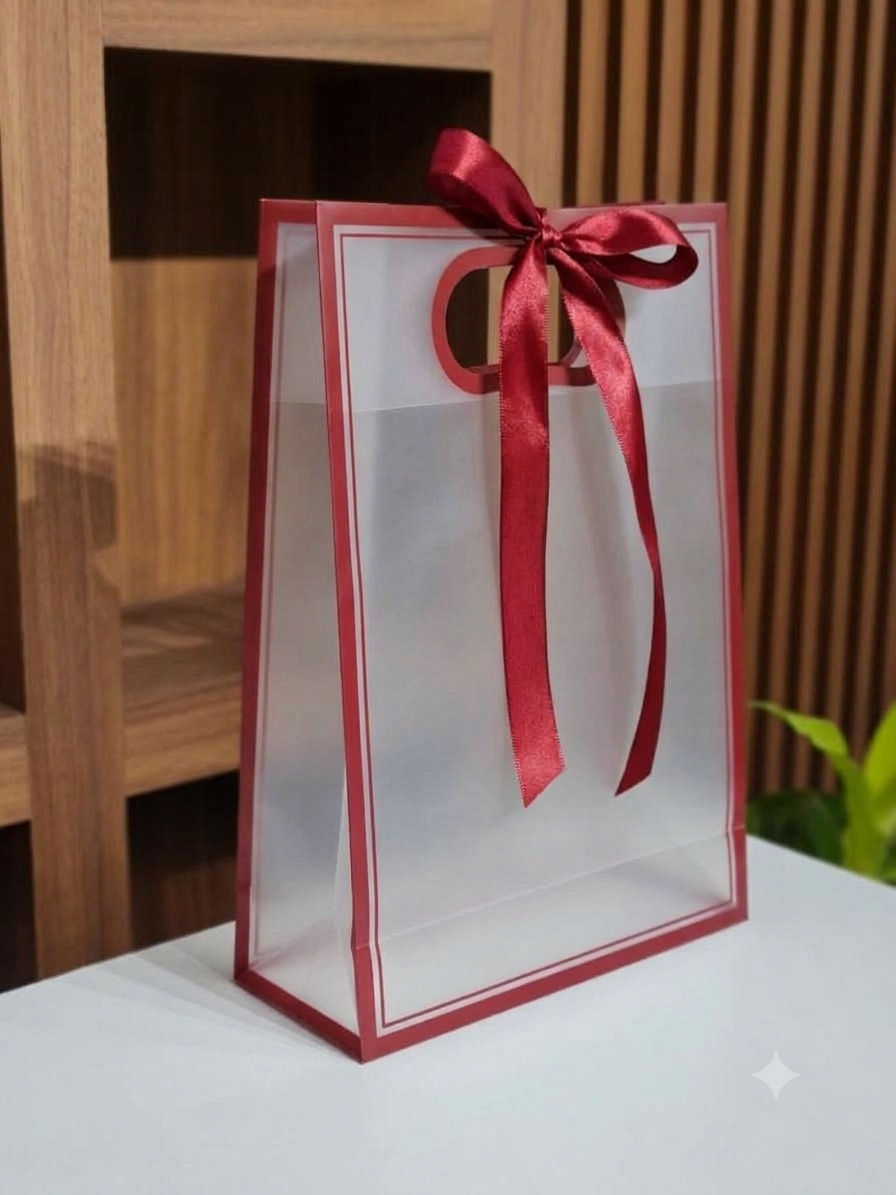 Frosted PVC Gift Bag ✅