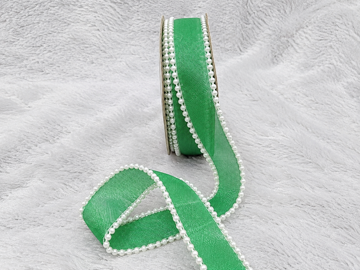 Pearl Edge Organza Ribbon – Decorative Gift Wrapping Ribbon