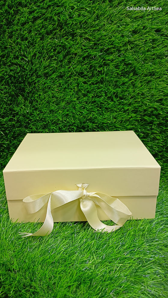 Plain Ribbon Trunk Box collapsing