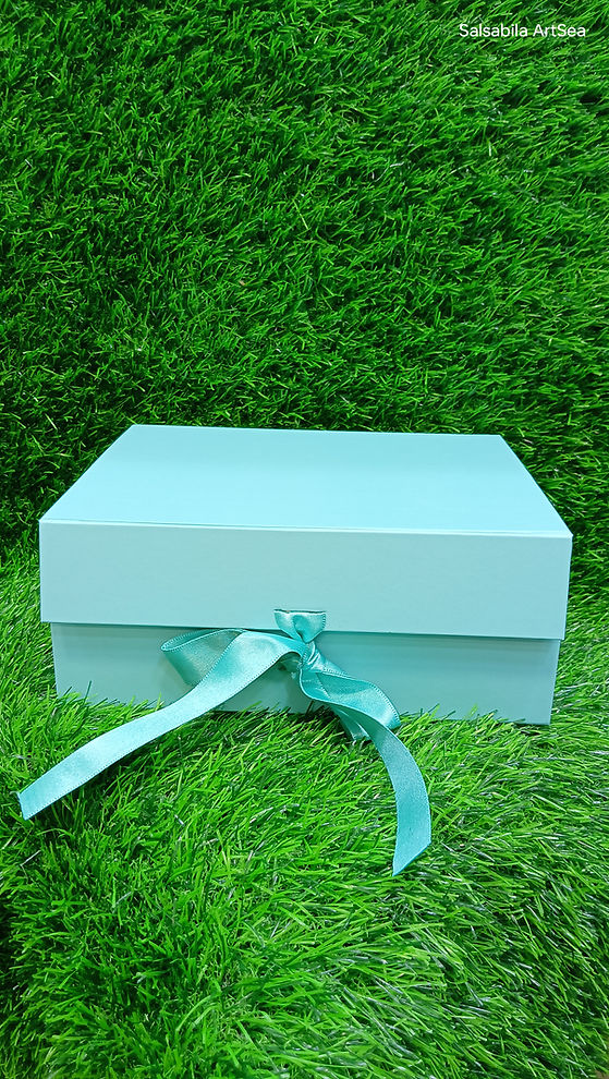 Plain Ribbon Trunk Box collapsing