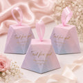 Wedding fancy candy chocolate packaging boxes foldable marble gift box