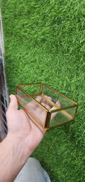 Premium Gold Glass Hamper Box