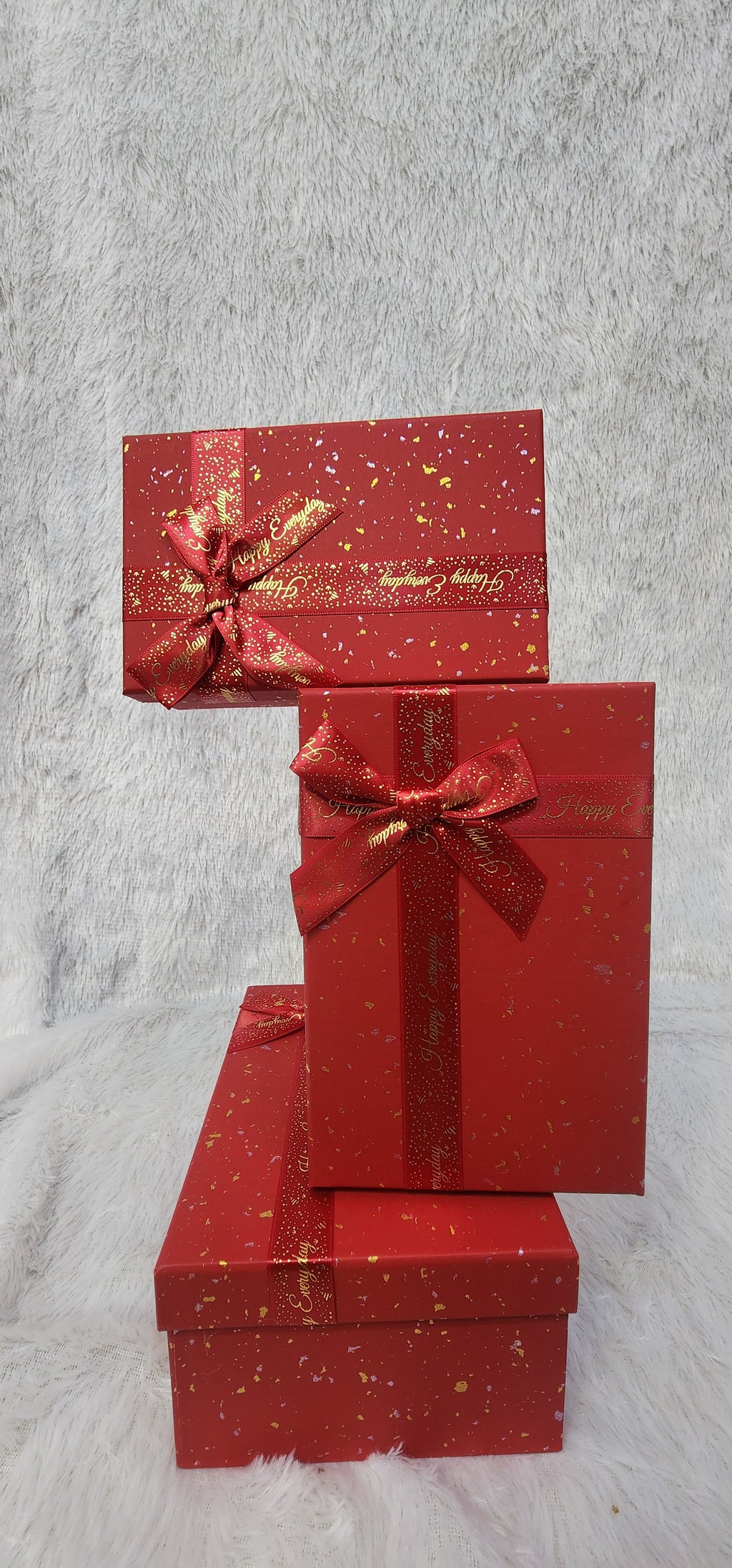 Rectangle printed ribbon box