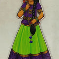 Punjabi lady cutouts