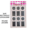 12Pcs Magnet (6 Round & 6 Rectangle)
