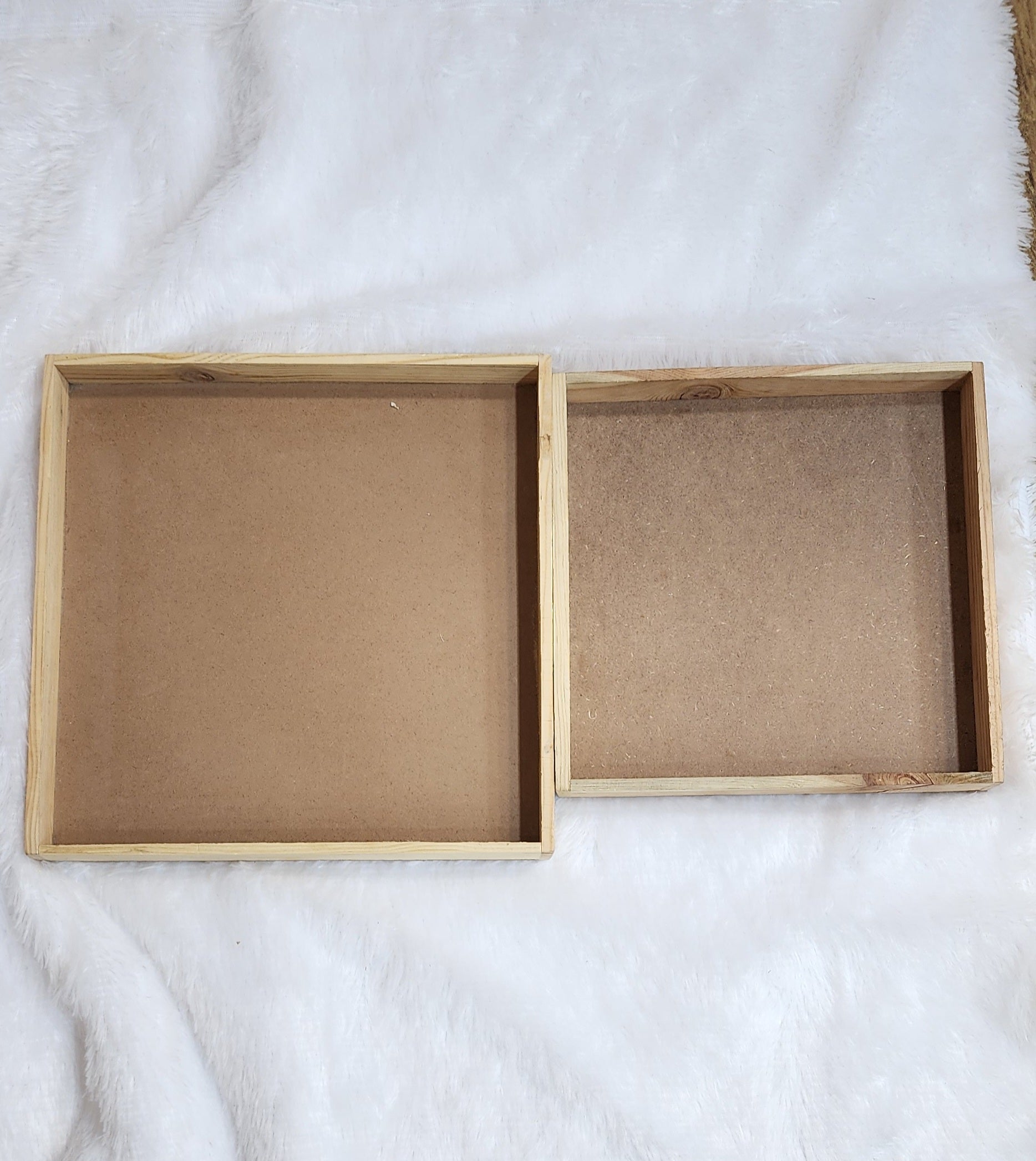 Square Wooden Tray
