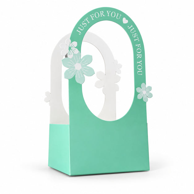 Gift Bag with Window – Just For You Floral Packaging Box
