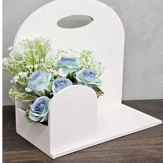 Arc Stand Hamper – Elegant 2-Tier Cake & Dessert Display for Baby Showers & Wedd