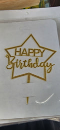Happy birthday topper