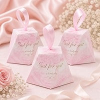 Wedding fancy candy chocolate packaging boxes foldable marble gift box