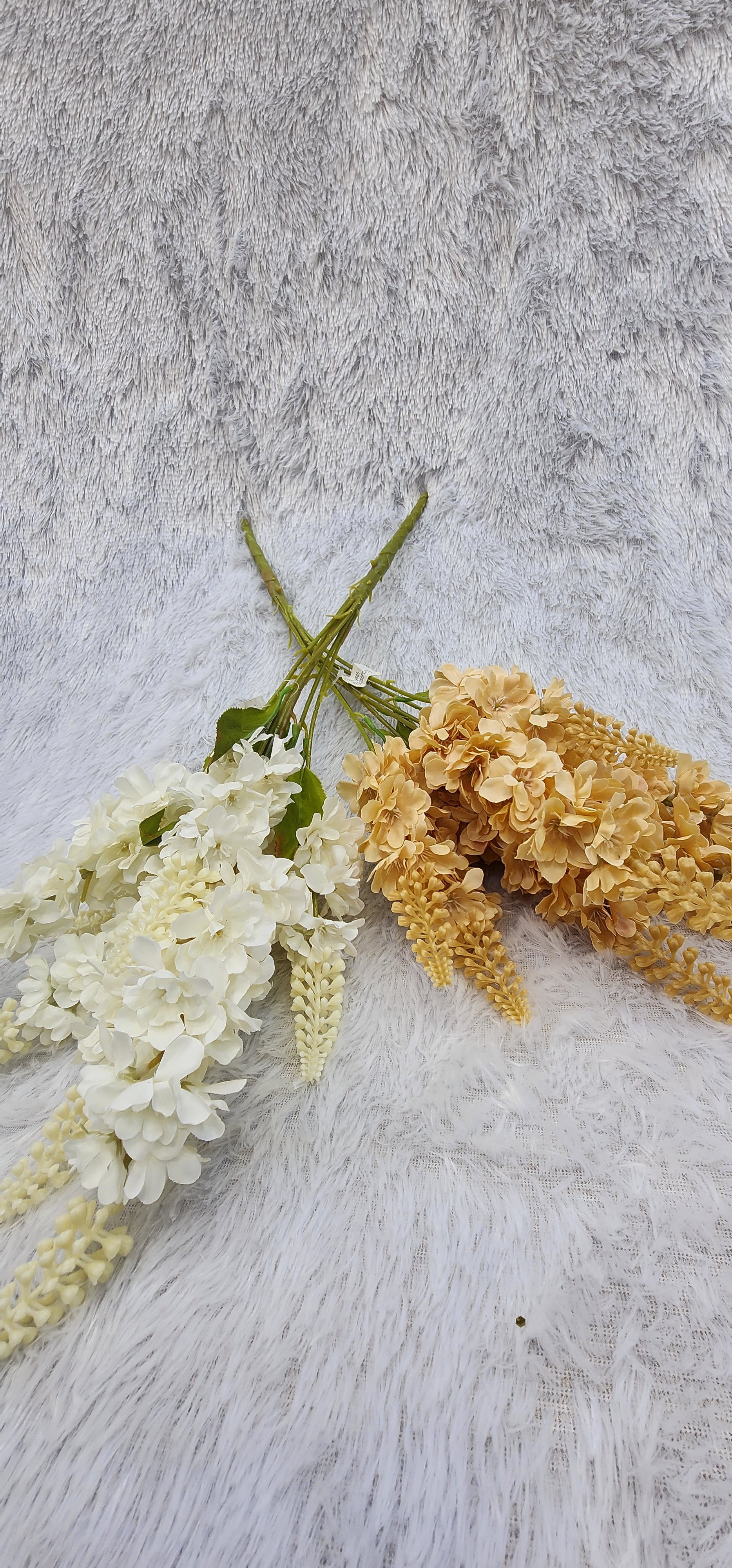 Real Touch Look Artificial Hydrangea Flower Stick