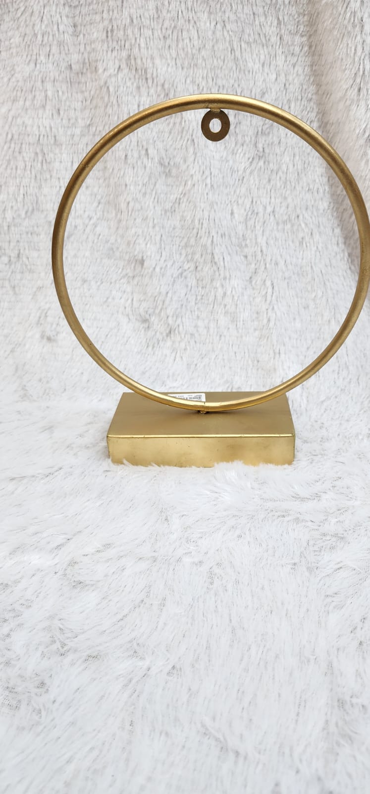 Golden Metal Hoop Stand