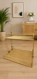 2 Layer Iron Mesh Display Stand