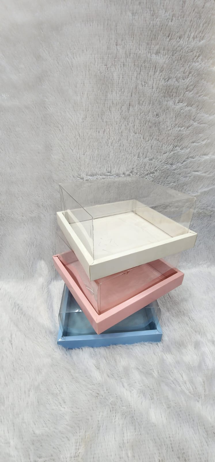 Transperant Rectangle pvc box