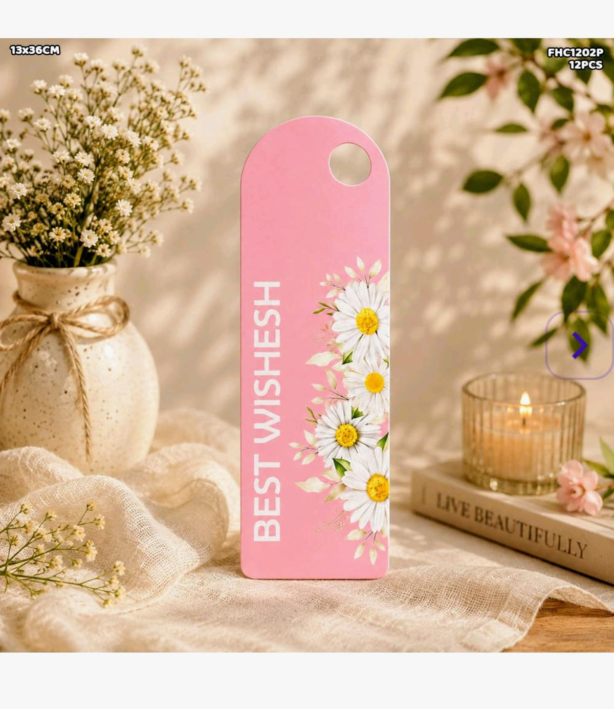 Flower Holder Card Purple