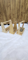 Jar wooden basket