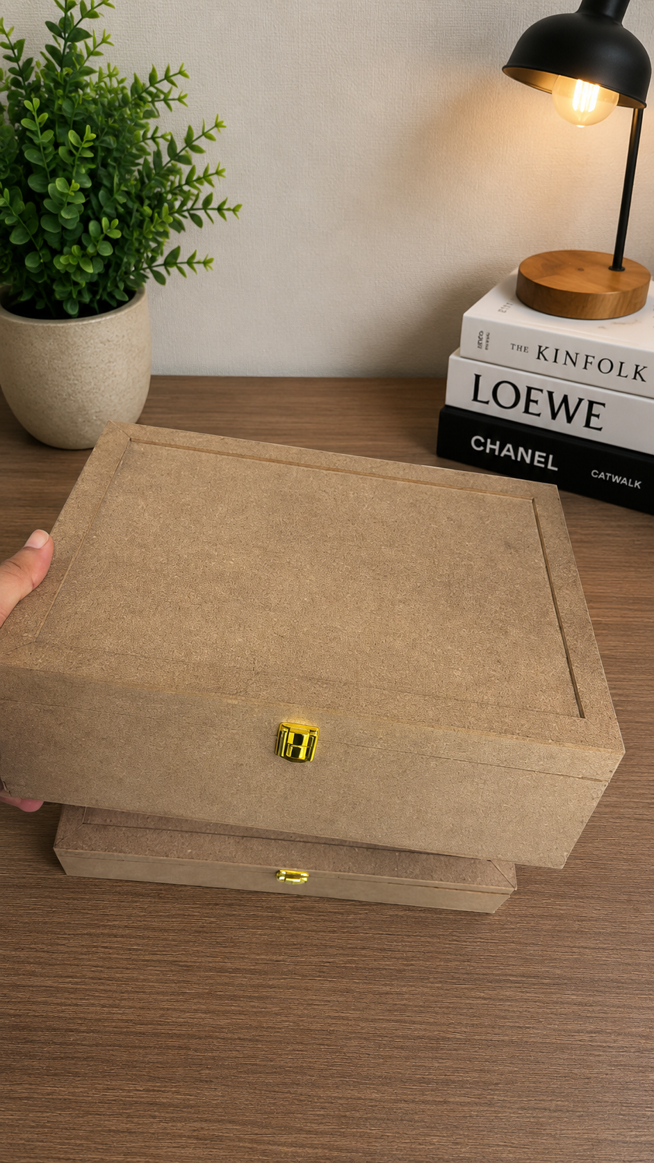 Resin Quran Box | Velvet Gift Hamper Box