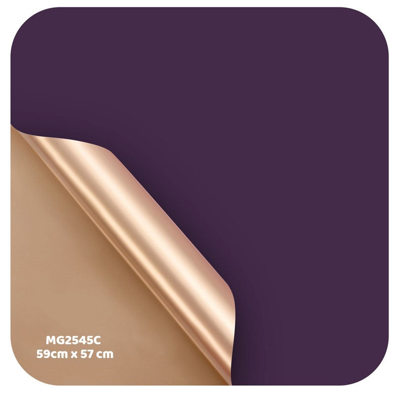 Bouquet Paper dual shade [purple&golden]