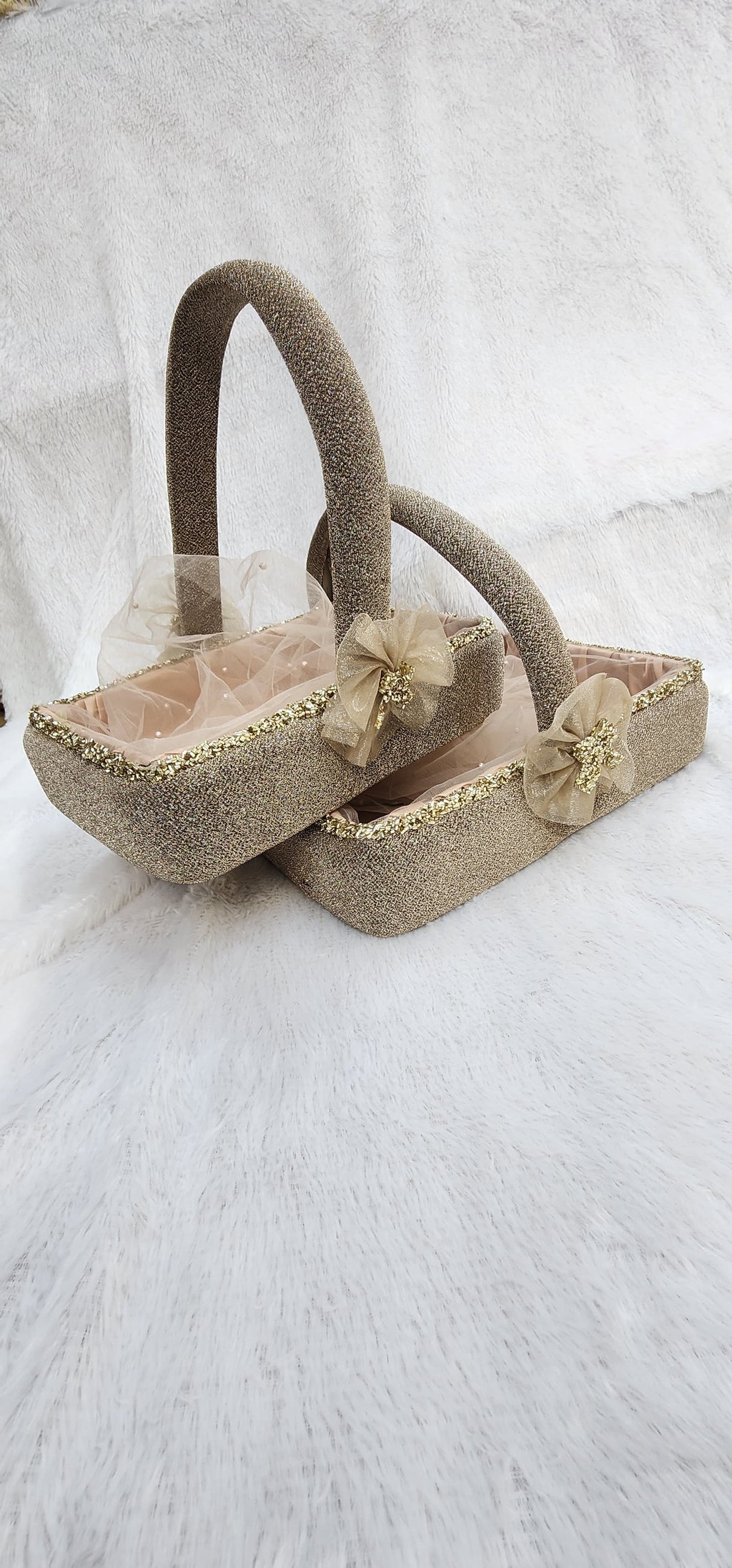 Designer Rose Gold Basket