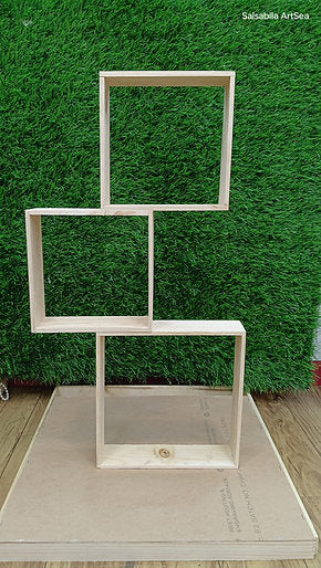Wooden frame tray