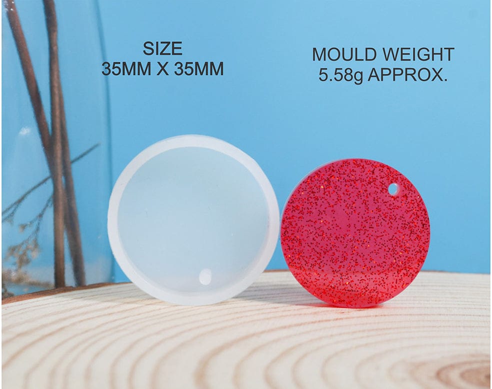 35Mm Round Keychain & Pendant Mould