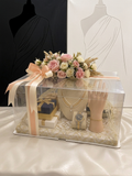 1pc transparent plastic pvc box 12x16